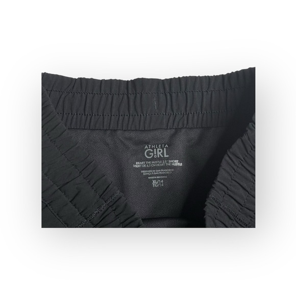 new Athleta Girl ✵ Run Free 2.5” UPF 40 Short ✵ Black 14 XL ✵ Recycled Materials - Picture 6 of 16